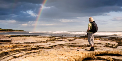 Coastal rainbow